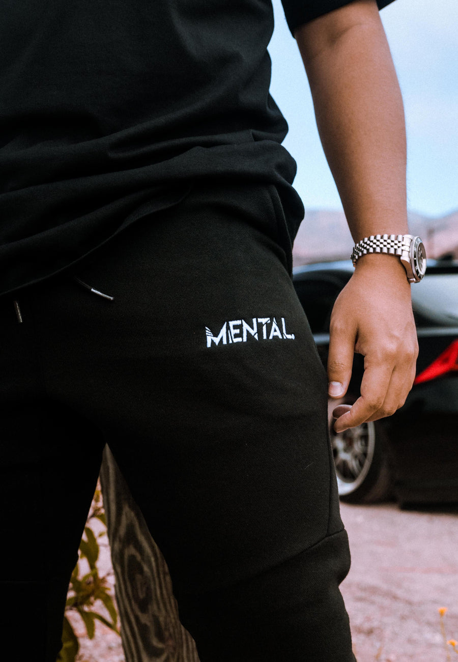 MENTAL. Embroidered Joggers