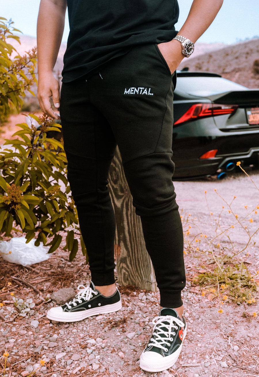 MENTAL. Embroidered Joggers