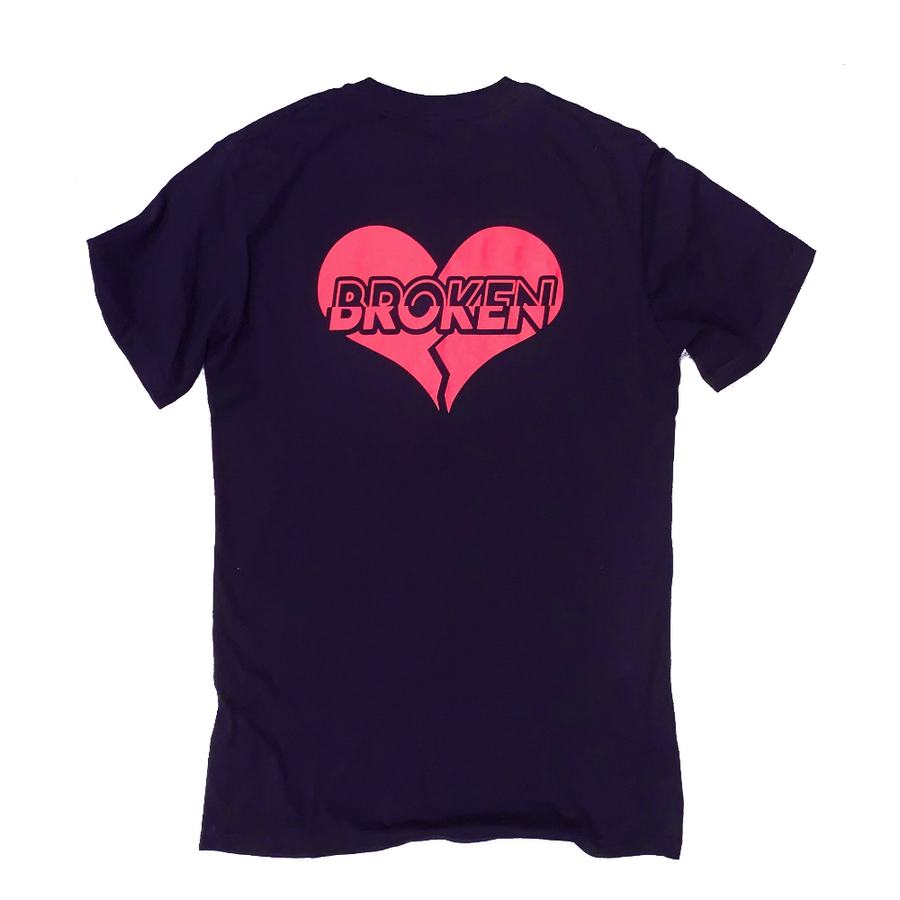 Broken Tee - NAVY