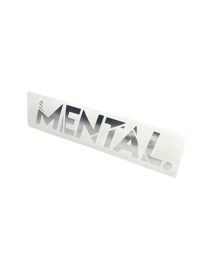 MENTAL. Chrome Mirror Decal