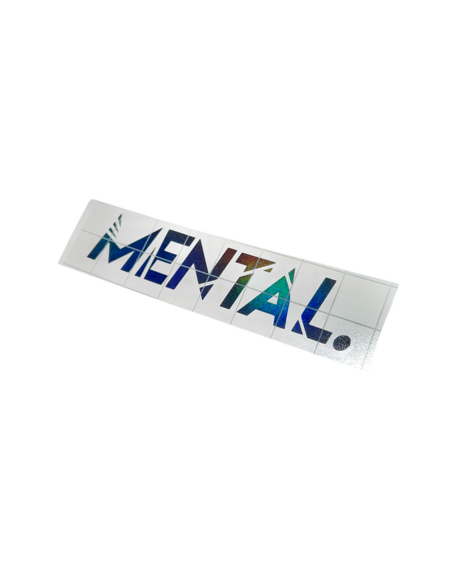 MENTAL. Black Oil Slick Decal